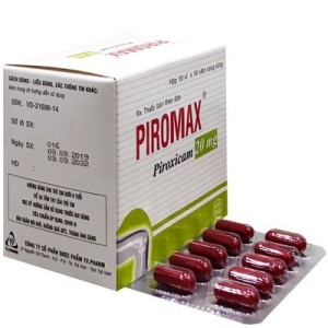 Thuốc kháng viêm, giảm đau Piromax 20mg (10 vỉ x 10 viên/hộp)